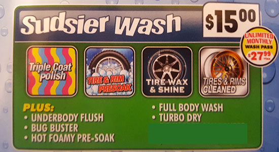 SUDSIER WASH: