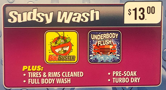 SUDSY WASH: