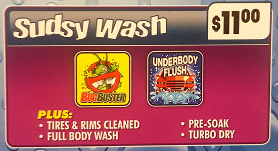 SUDSY WASH: